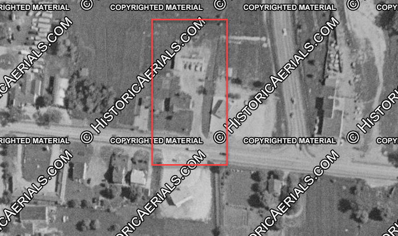 Danis Motel - 1957 Aerial